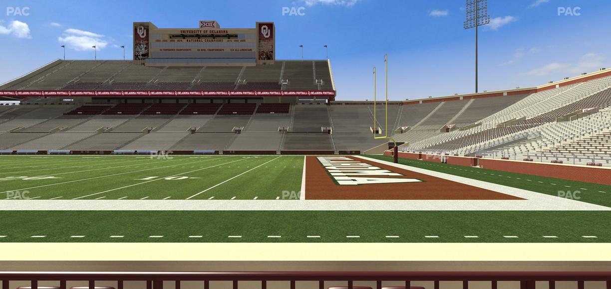 Gaylord Family Oklahoma Memorial Stadium - Section 27 Seat View