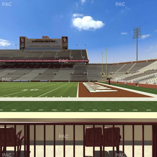 Gaylord Family Oklahoma Memorial Stadium - Section 27 Seat View