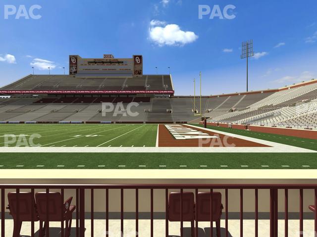 Gaylord Family Oklahoma Memorial Stadium - Section 27 Seat View