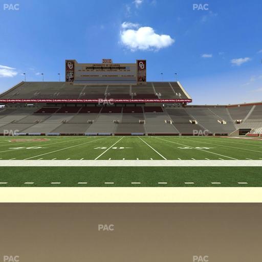 Gaylord Family Oklahoma Memorial Stadium - Section 29 Seat View