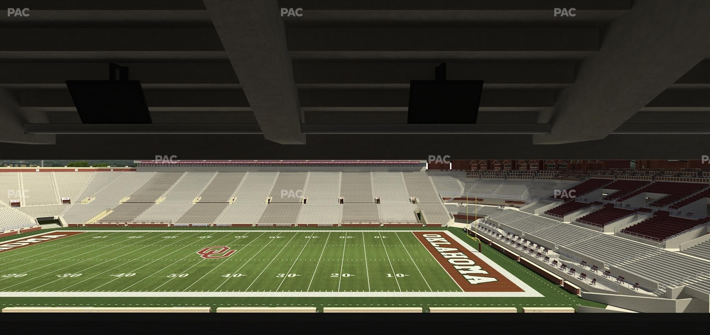 Gaylord Family Oklahoma Memorial Stadium - Section 3 Seat View
