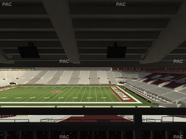Gaylord Family Oklahoma Memorial Stadium - Section 3 Seat View