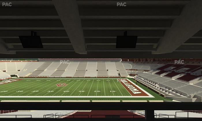 Gaylord Family Oklahoma Memorial Stadium - Section 3 Seat View