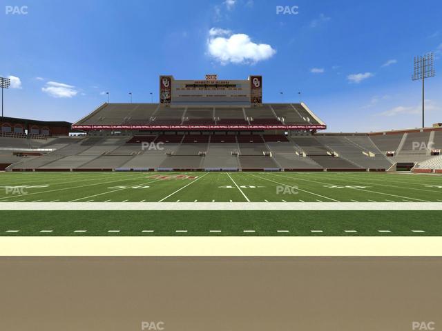 Gaylord Family Oklahoma Memorial Stadium - Section 30 Seat View