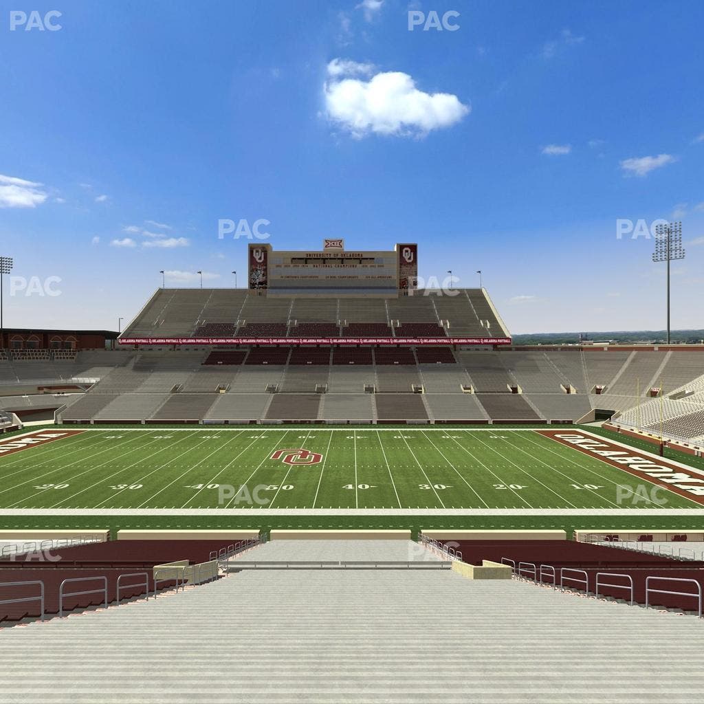 Gaylord Family Oklahoma Memorial Stadium - Section 30 Seat View