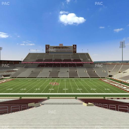 Gaylord Family Oklahoma Memorial Stadium - Section 30 Seat View