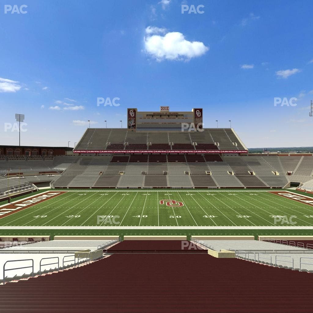 Gaylord Family Oklahoma Memorial Stadium - Section 31 Seat View