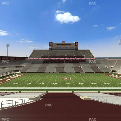 Gaylord Family Oklahoma Memorial Stadium - Section 31 Seat View