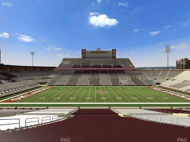 Gaylord Family Oklahoma Memorial Stadium - Section 31 Seat View