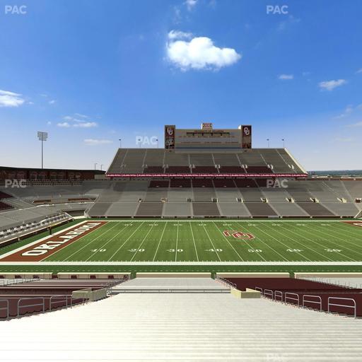 Gaylord Family Oklahoma Memorial Stadium - Section 32 Seat View