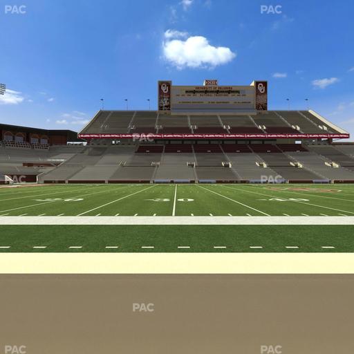 Gaylord Family Oklahoma Memorial Stadium - Section 32 Seat View