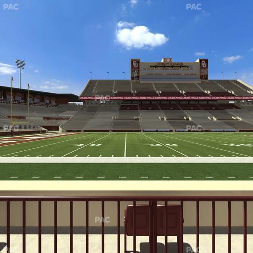 Gaylord Family Oklahoma Memorial Stadium - Section 33 Seat View