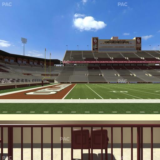 Gaylord Family Oklahoma Memorial Stadium - Section 34 Seat View