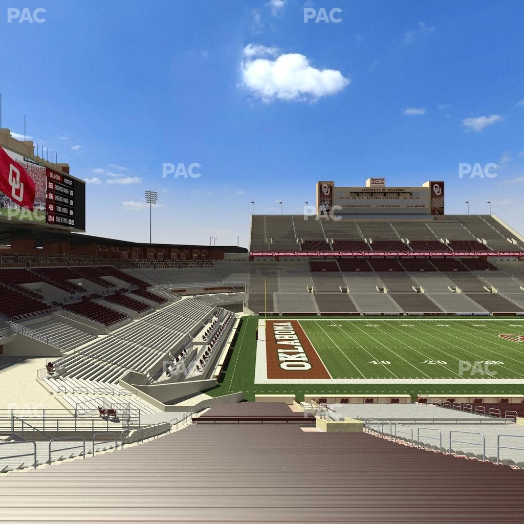 Gaylord Family Oklahoma Memorial Stadium - Section 35 Seat View
