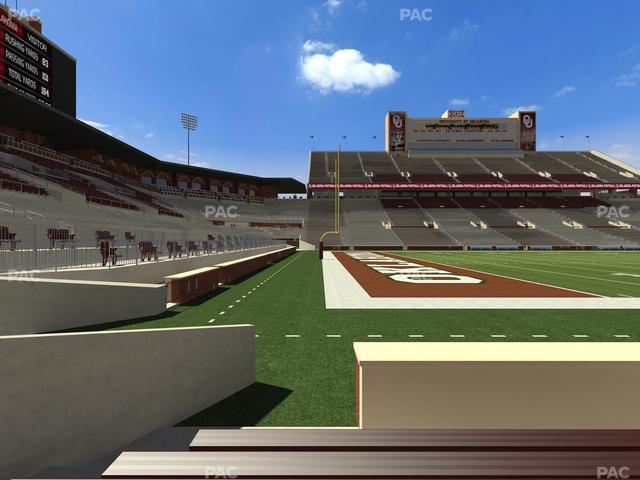 Gaylord Family Oklahoma Memorial Stadium - Section 35 Seat View