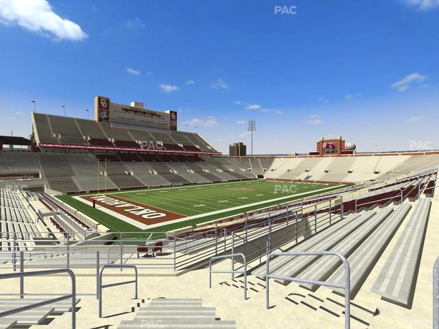 Gaylord Family Oklahoma Memorial Stadium - Section 37 Seat View