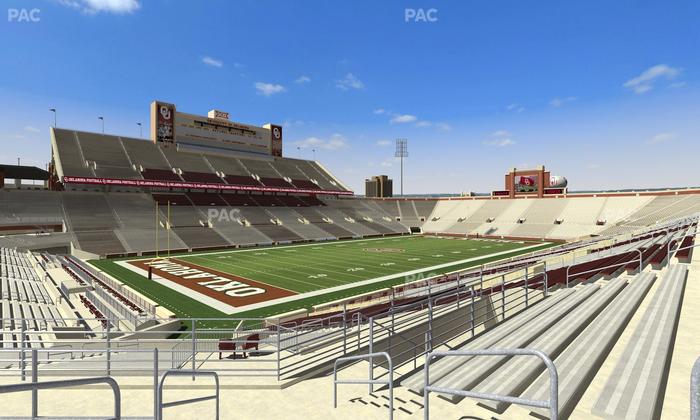 Gaylord Family Oklahoma Memorial Stadium - Section 37 Seat View