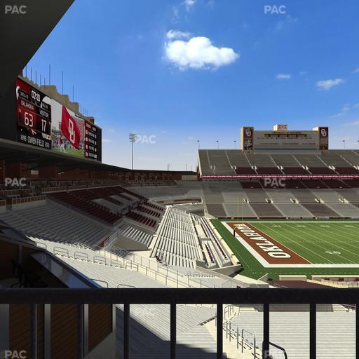Gaylord Family Oklahoma Memorial Stadium - Section 37 Seat View