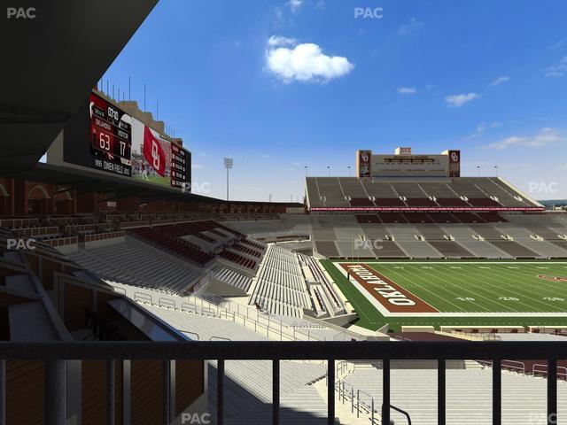 Gaylord Family Oklahoma Memorial Stadium - Section 37 Seat View