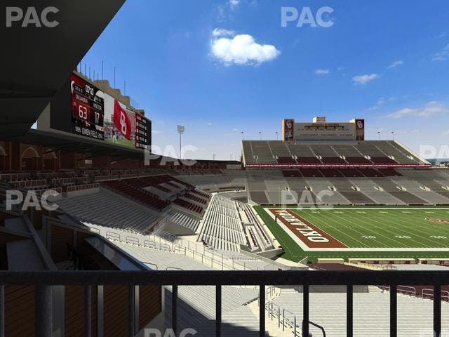 Gaylord Family Oklahoma Memorial Stadium - Section 37 Seat View