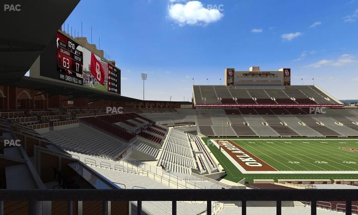 Gaylord Family Oklahoma Memorial Stadium - Section 37 Seat View