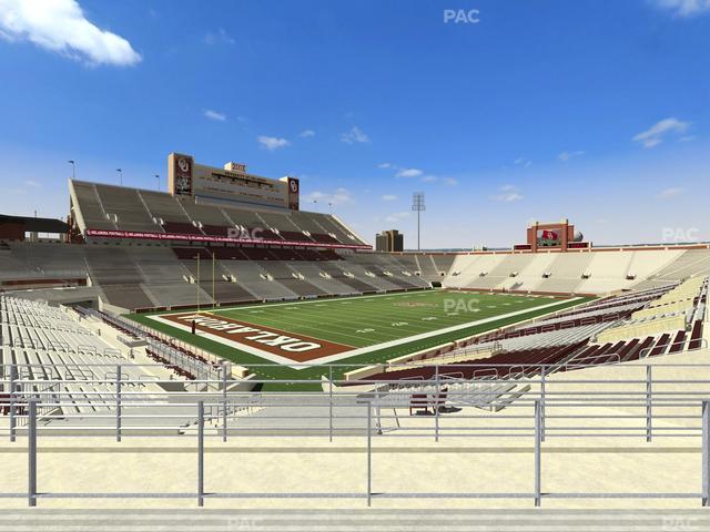 Gaylord Family Oklahoma Memorial Stadium - Section 38 Seat View
