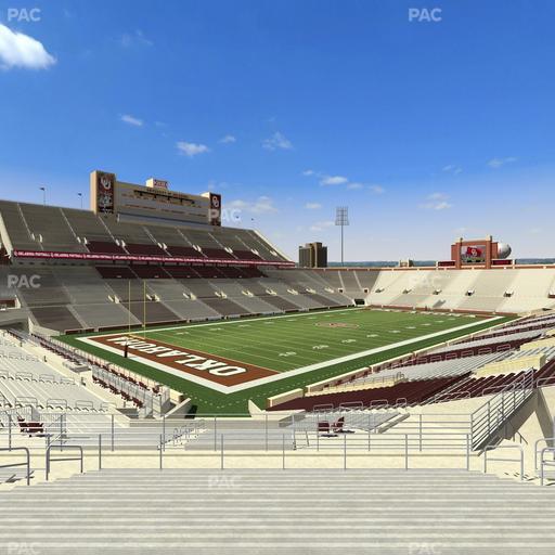 Gaylord Family Oklahoma Memorial Stadium - Section 38 Seat View