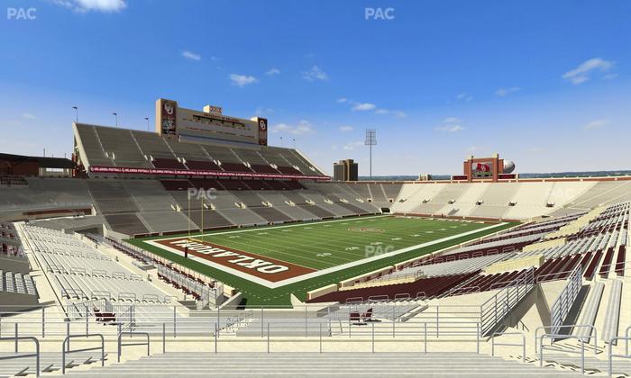 Gaylord Family Oklahoma Memorial Stadium - Section 38 Seat View