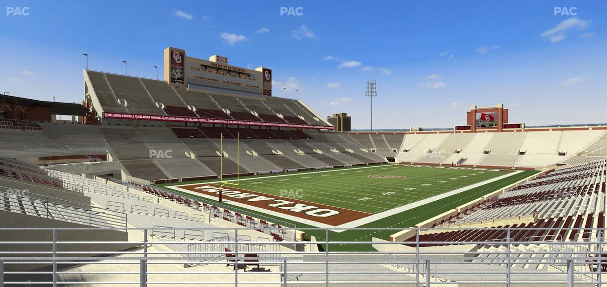 Gaylord Family Oklahoma Memorial Stadium - Section 39 Seat View