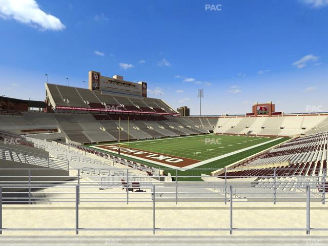 Gaylord Family Oklahoma Memorial Stadium - Section 39 Seat View