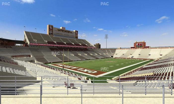 Gaylord Family Oklahoma Memorial Stadium - Section 39 Seat View