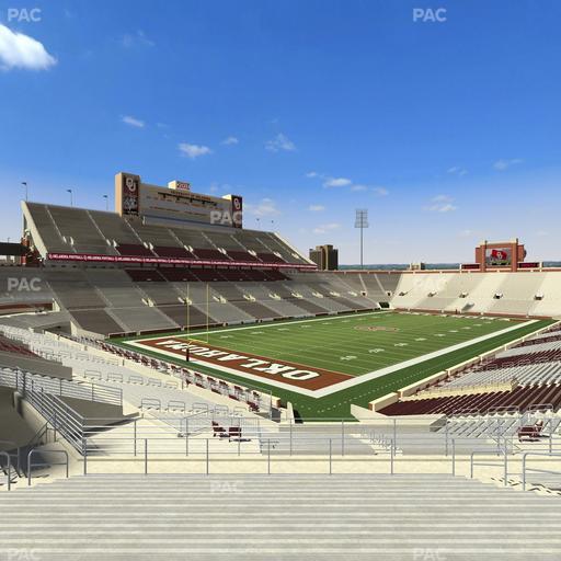 Gaylord Family Oklahoma Memorial Stadium - Section 39 Seat View