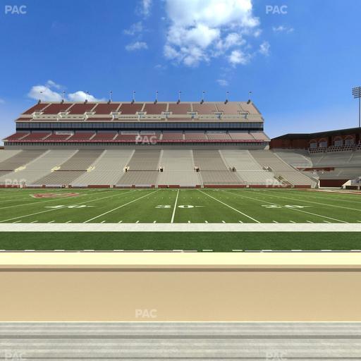 Gaylord Family Oklahoma Memorial Stadium - Section 4 Seat View