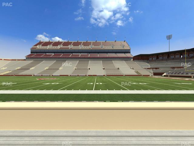 Gaylord Family Oklahoma Memorial Stadium - Section 4 Seat View
