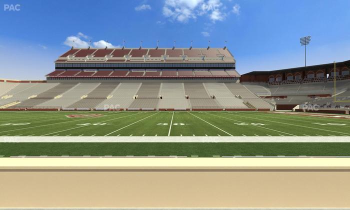 Gaylord Family Oklahoma Memorial Stadium - Section 4 Seat View