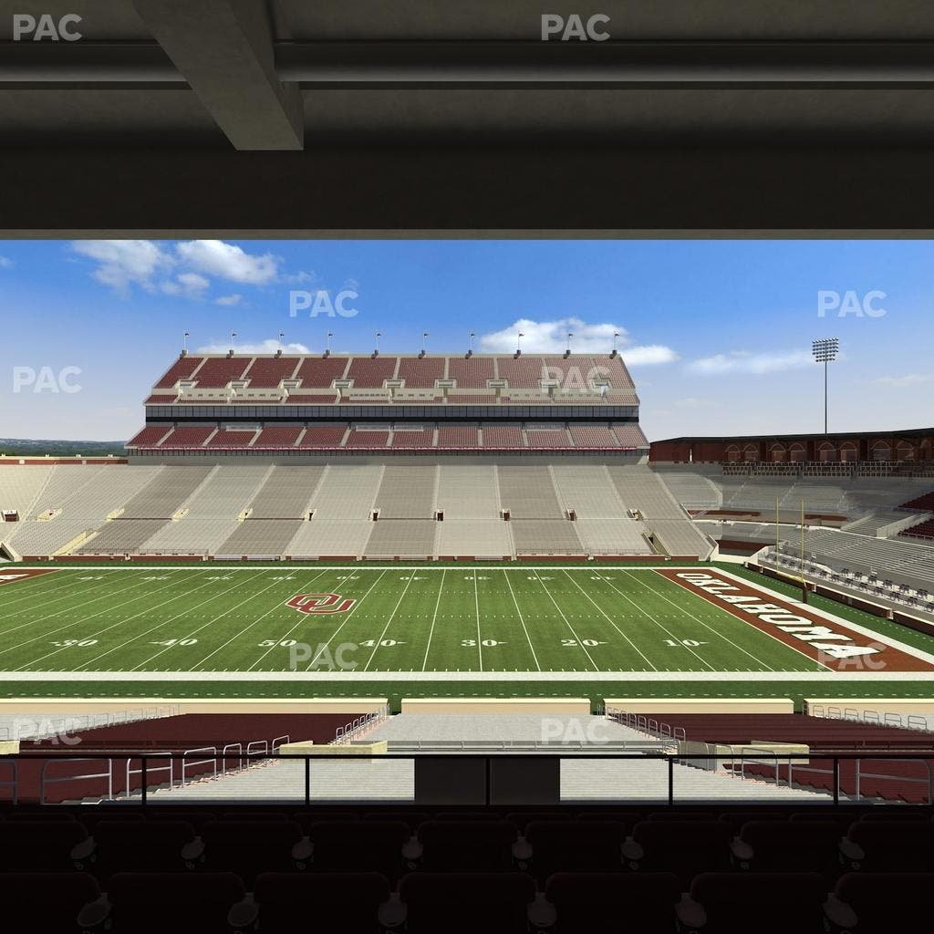 Gaylord Family Oklahoma Memorial Stadium - Section 4 Seat View
