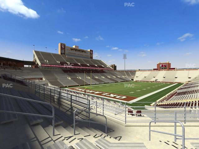 Gaylord Family Oklahoma Memorial Stadium - Section 40 Seat View