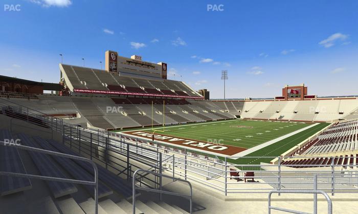 Gaylord Family Oklahoma Memorial Stadium - Section 40 Seat View