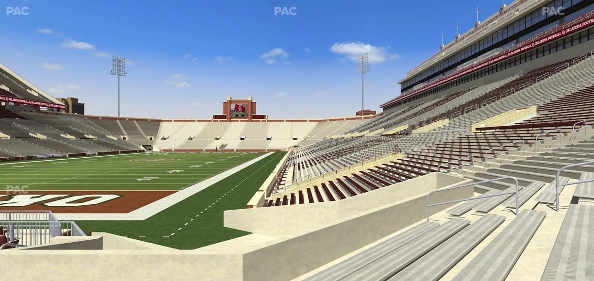 Gaylord Family Oklahoma Memorial Stadium - Section 41 Seat View