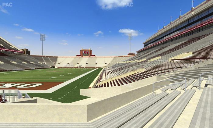 Gaylord Family Oklahoma Memorial Stadium - Section 41 Seat View