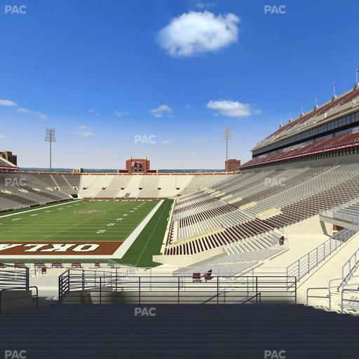 Gaylord Family Oklahoma Memorial Stadium - Section 41 Seat View