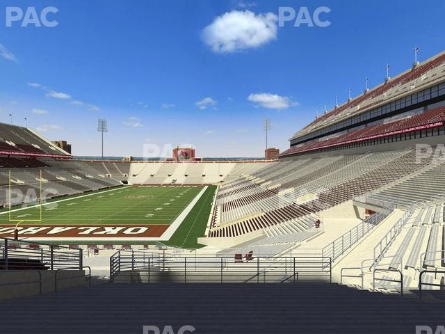 Gaylord Family Oklahoma Memorial Stadium - Section 41 Seat View
