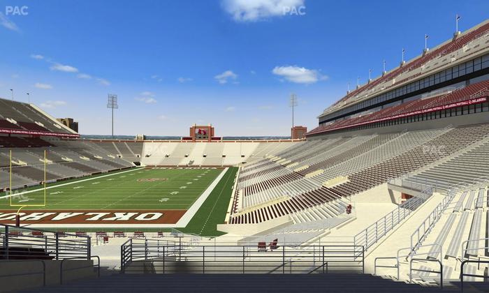 Gaylord Family Oklahoma Memorial Stadium - Section 41 Seat View