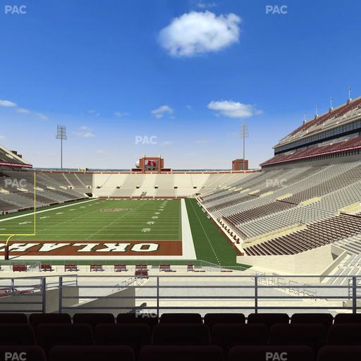 Gaylord Family Oklahoma Memorial Stadium - Section 42 Seat View