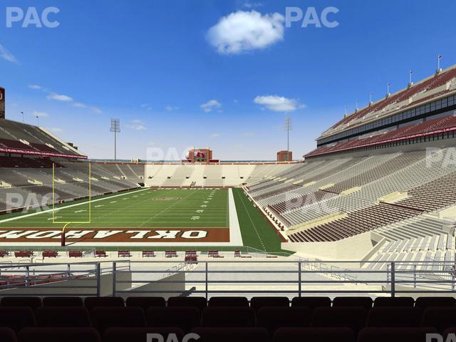 Gaylord Family Oklahoma Memorial Stadium - Section 42 Seat View