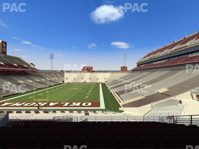 Gaylord Family Oklahoma Memorial Stadium - Section 42 Seat View