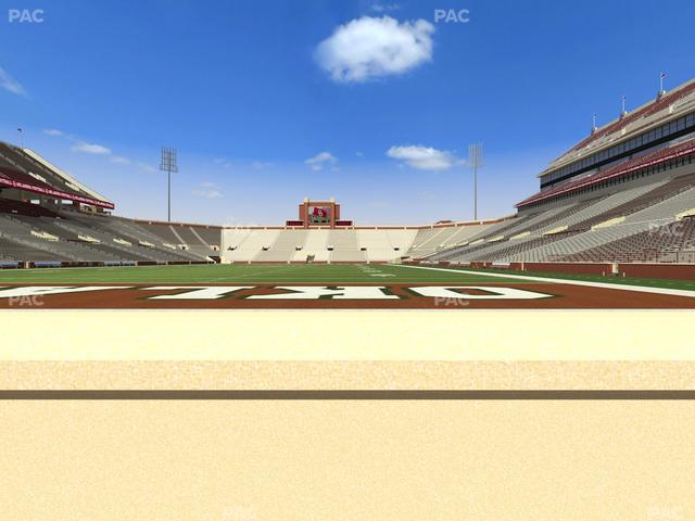 Gaylord Family Oklahoma Memorial Stadium - Section 43 Seat View