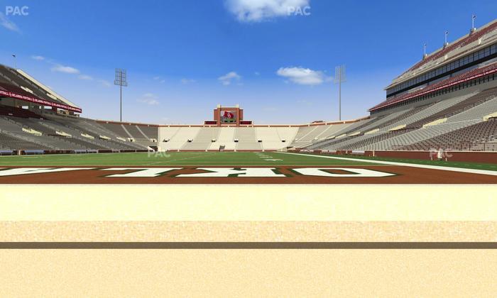 Gaylord Family Oklahoma Memorial Stadium - Section 43 Seat View