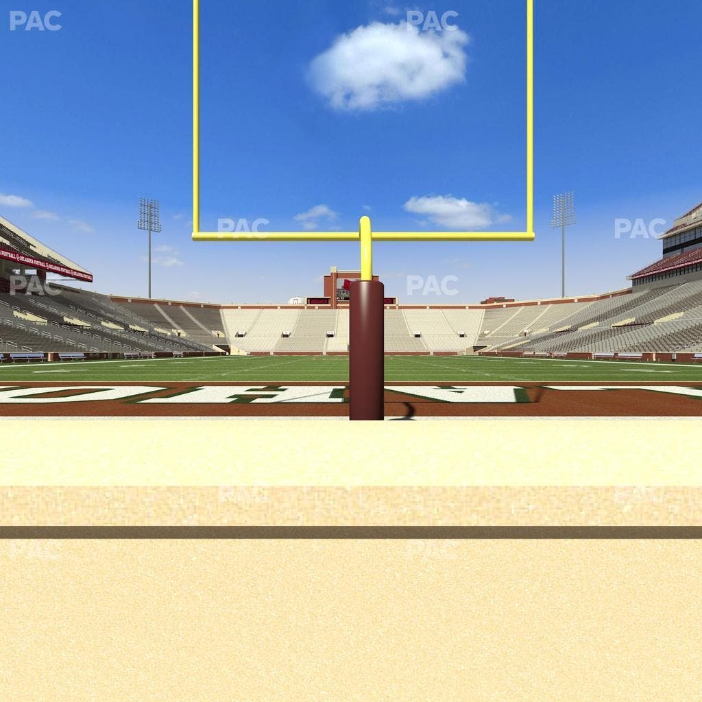 Gaylord Family Oklahoma Memorial Stadium - Section 44 Seat View