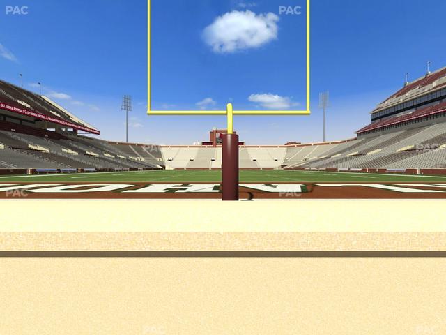 Gaylord Family Oklahoma Memorial Stadium - Section 44 Seat View